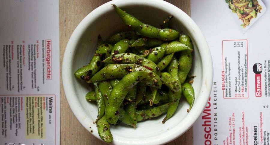 Leckere Edamame Bohne im MoschMosch