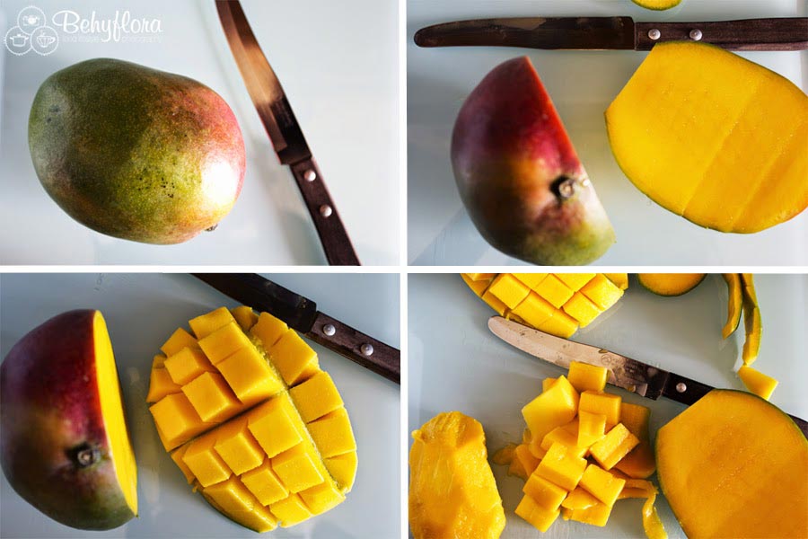 Wie schneidet man eine Mango?