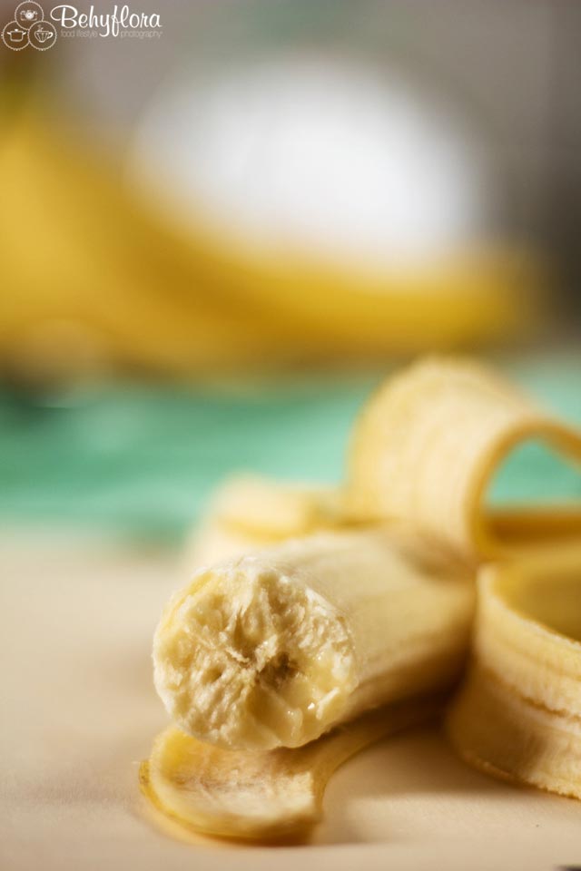 Krumm und lecker - die Banane