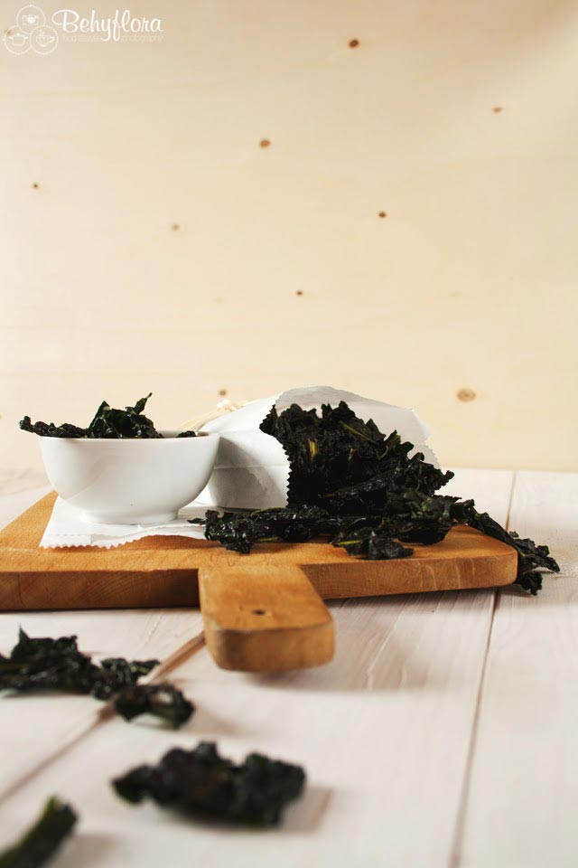 Selbstgemachte Kale Chips