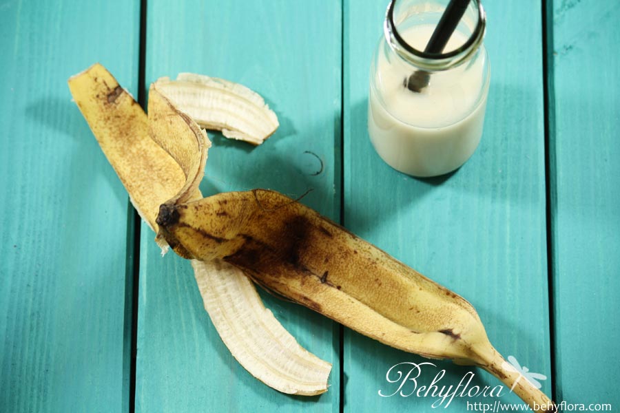 Bananenschale - Ende des Frühstücks