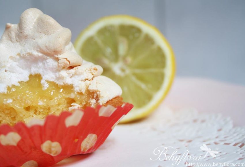 Zitronen Cupcakes mit Baiser