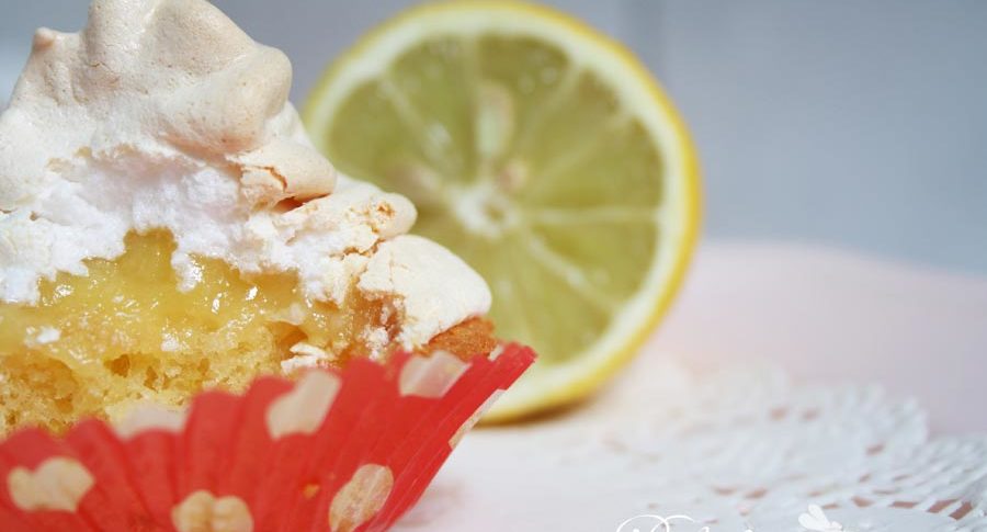 Zitronen Cupcakes mit Baiser